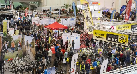 Impression von der Fahrrad ESSEN 2014: Blick in die Halle 6. --- 22-02-2014/Essen/Germany Foto:Rainer Schimm/©MESSE ESSEN GmbH