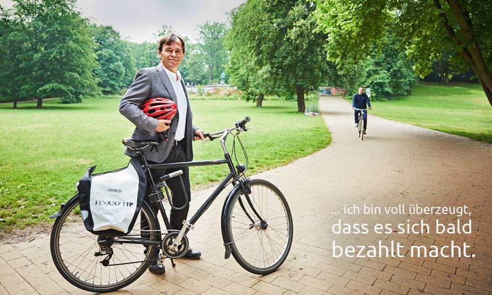 Hermann-Josef Tenhagen unterstützt den Volksentscheid Fahrrad